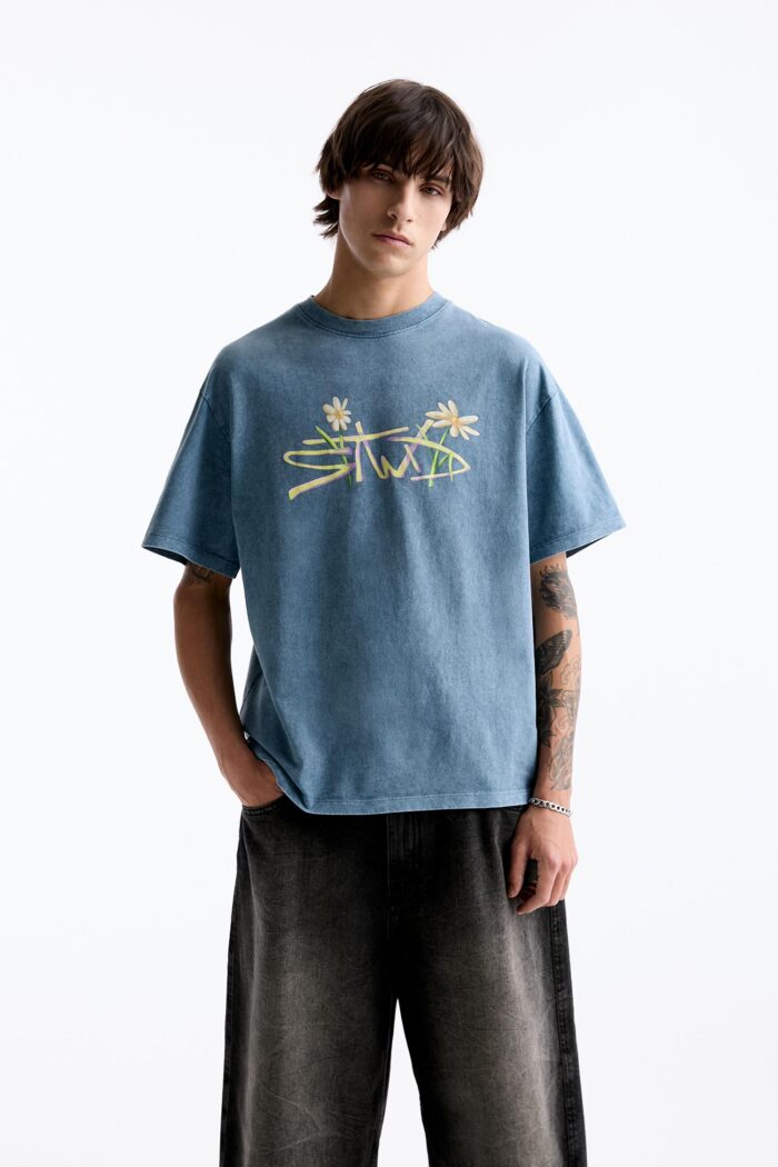 WASHED STWD FLORAL T-SHIRT