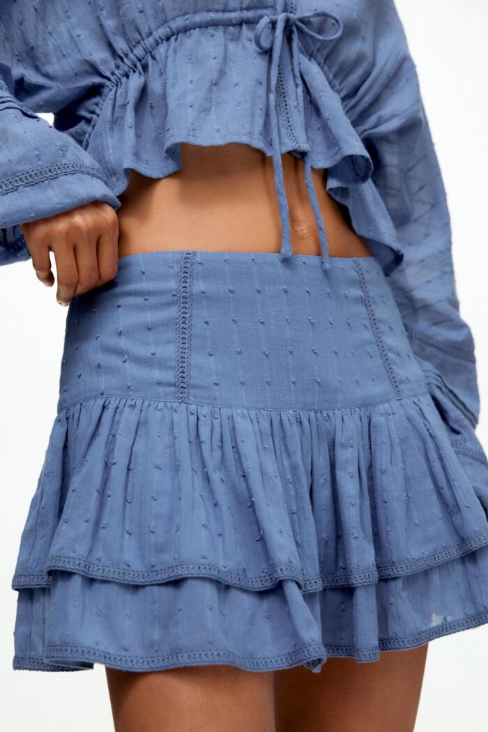 SKORT WITH RUFFLES - Image 3