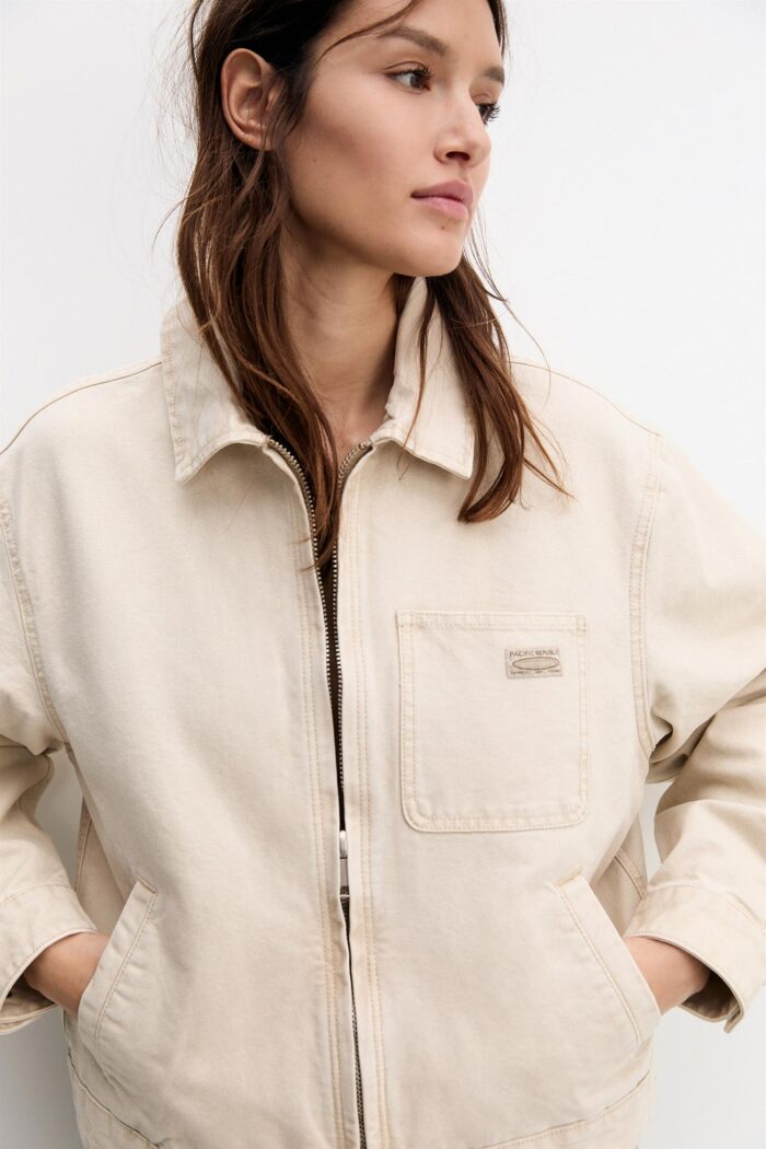 WORKER JACKET WITH FRONT POCKET - Image 2