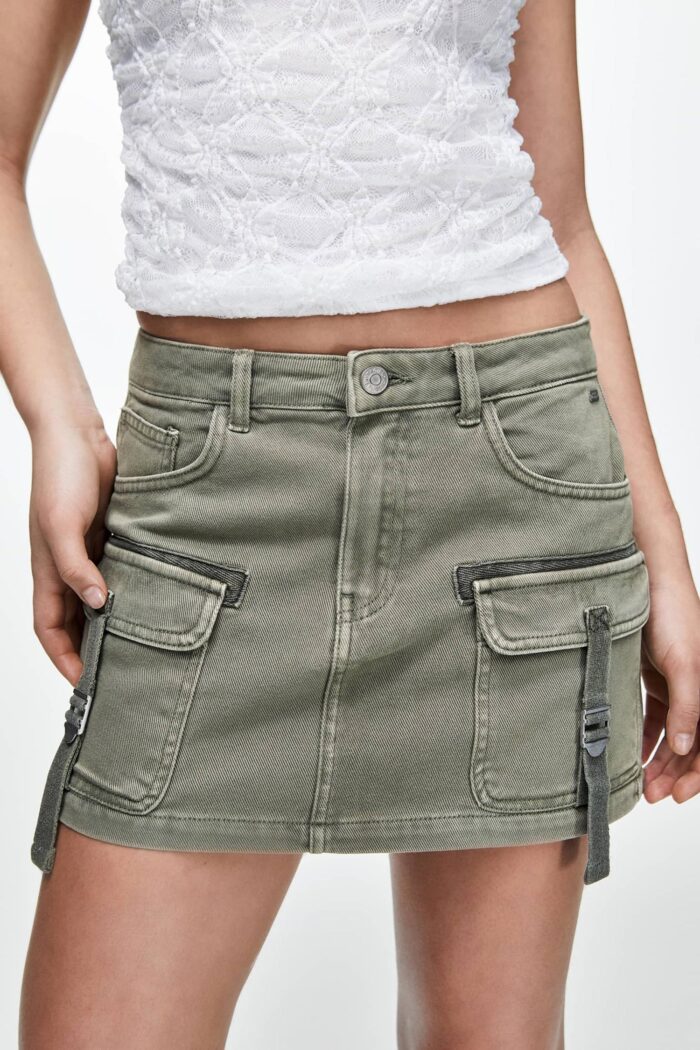 CARGO MINI SKIRT - Image 4